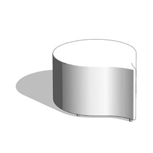 Nimbus Ottoman w/ Point - HighTower