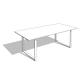 Chat-Table Desk w/ Glass Work Surface - HighTower