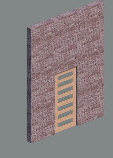 Glass Striped door 1