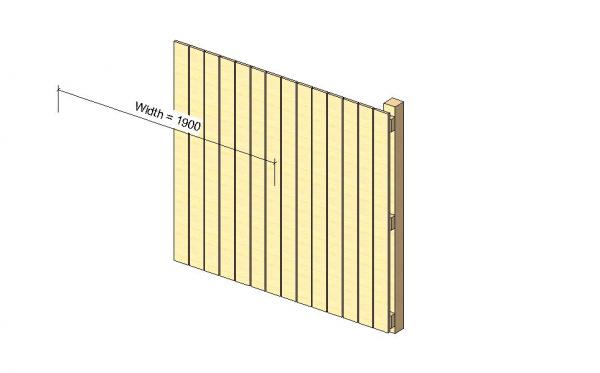 Timber fence - Close boarded