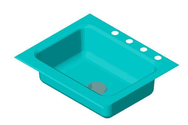 Kohler - K-3314 Lyric Single Basin Sink