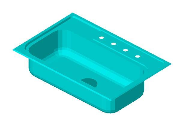 Kohler - K-3312 Lyric Single Basin Sink