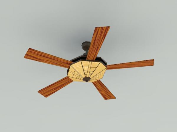 Revitcity Com Object Ceiling Fan 54, Mission Style Ceiling Fan