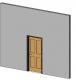 Single 4 Panel Door w/ HM Frame