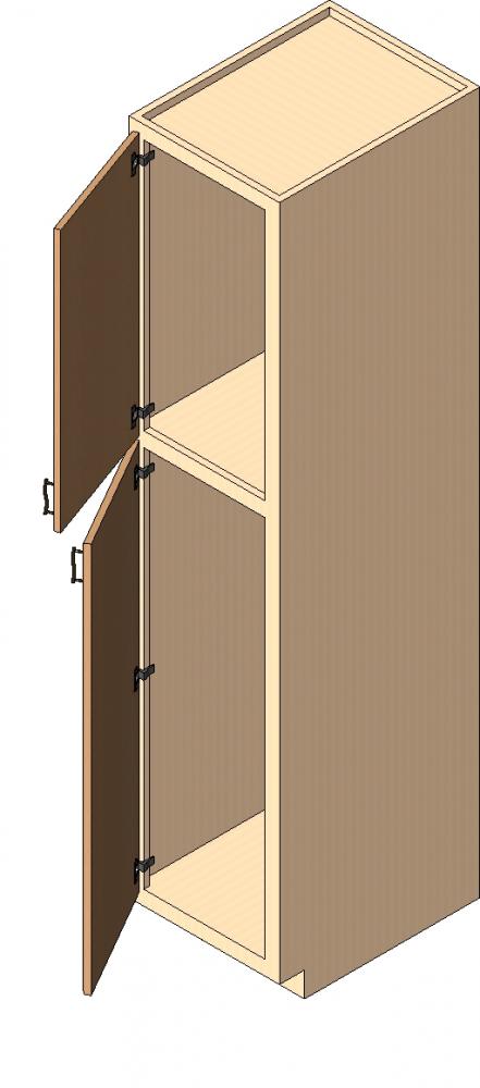 Utility Cabinet, 84" high, 2 doors