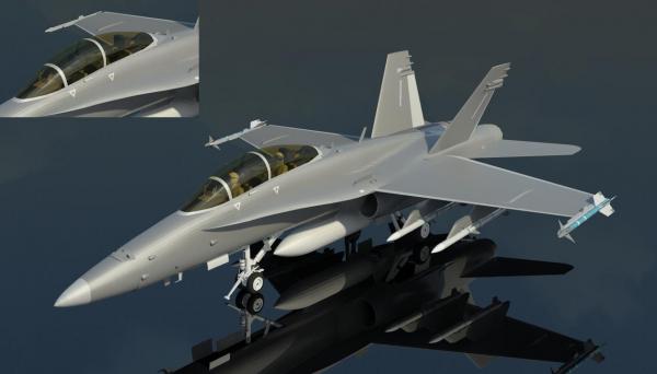 F/A 18D Hornet - Military Fighter Jet Airplane