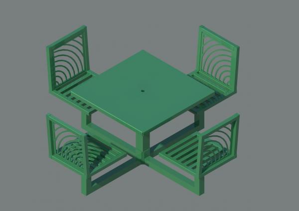 Jordan Creek Carousel Table