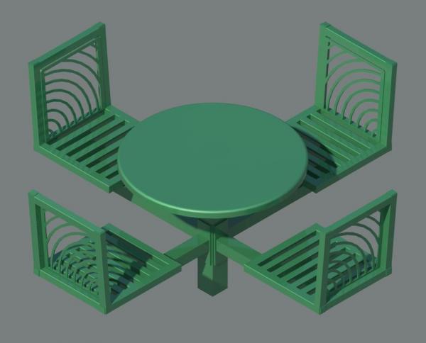 Jordan Creek Carousel Table