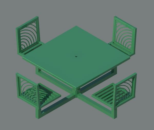 Jordan Creek Carousel Table