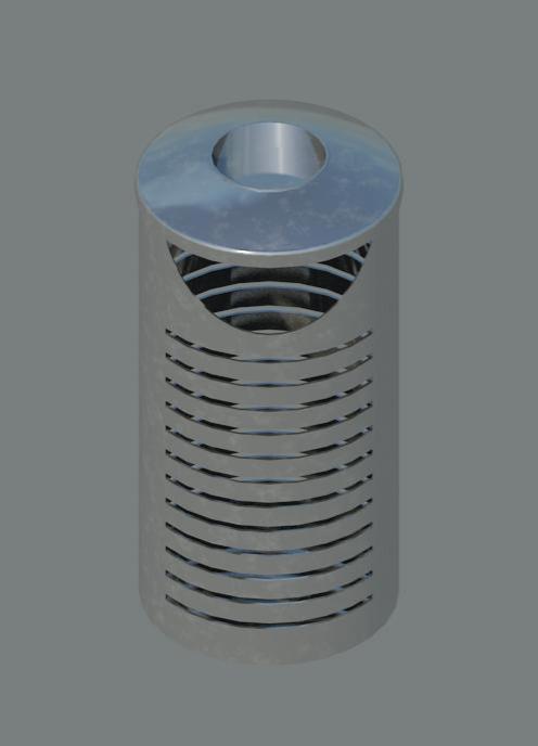 Cambridge Trash Receptacle