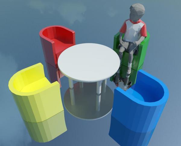 TABLE end ARMCHAIR FOR BABY