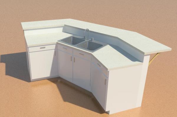 Kitchen Island 30-60 Angles