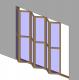 Sliding folding door (Parametric)