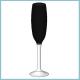 Black Spectrum Champagne Flute