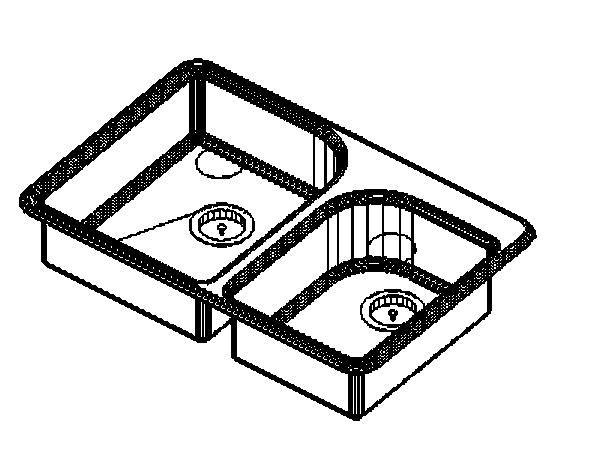 Kohler - K-5948 Efficiency Kitchen Sink