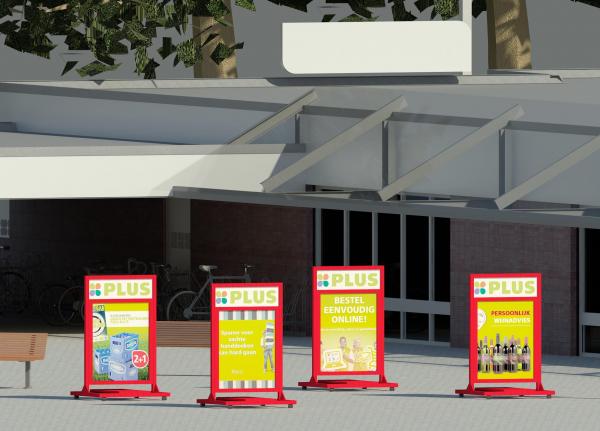 Promotion material supermarket