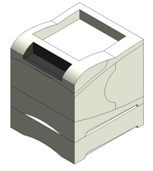 Laser Printer 2-Bins