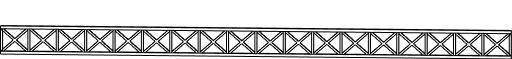 X Box truss Paralel chord ( Balustrade)