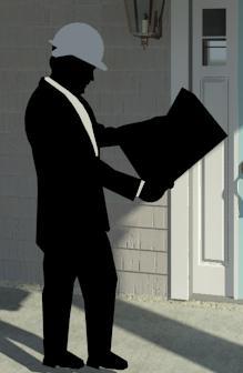 2D Architect Looking At Drawings