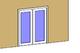 2-Panel- Patio Door