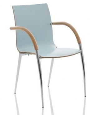 Calm Upright Stacking Chair