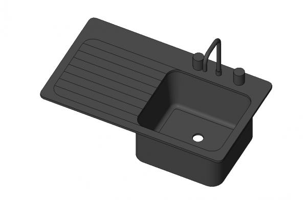 915x535 single end bowl sink