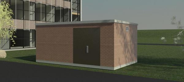 Precast Concrete Building - Flat Roof