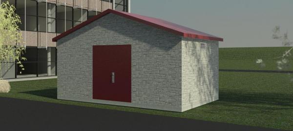 Precast Concrete Building - Pitched Roof