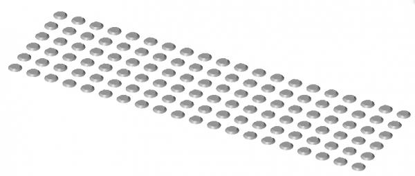 Tactile Ground Surface Indicators (TGSI) with 2 mm base