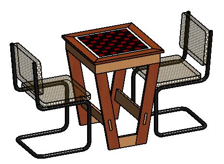 BIM objects - Free download! Chess tables