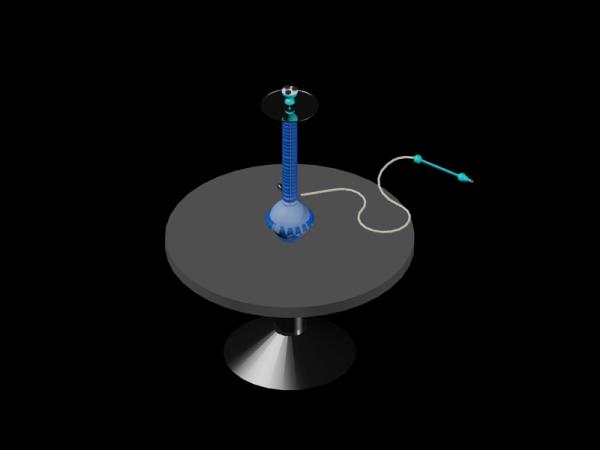 Hookah with Table