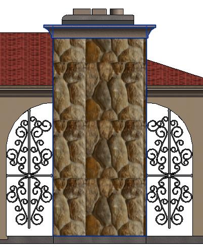 wrought iron screen decor