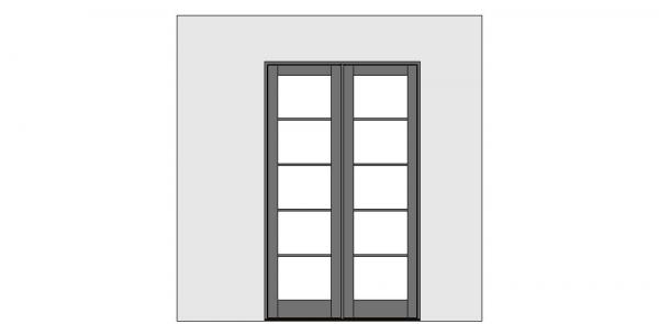 Kolbe VistaLuxe Collection Outswing Door ADA Compliant Sill Accent Style 2-Wide