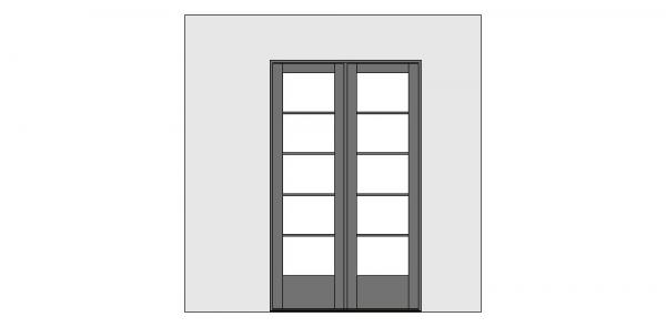 Kolbe VistaLuxe Outswing Door Flush Style ADA Compliant Sill 2-Wide