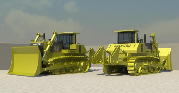 bulldozer Komatsu