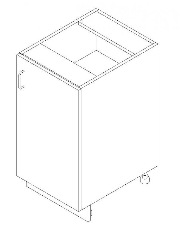 AWI 101 - Base Cabinet - 1 Door