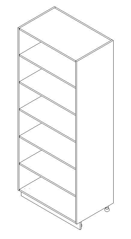 AWI 400 - Tall Cabinet - Open