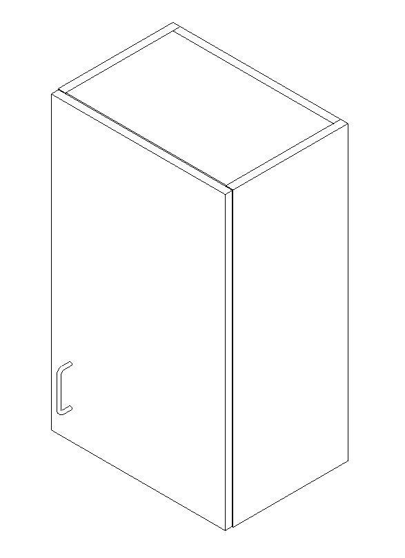AWI 301 - Wall Cabinet - 1 Door