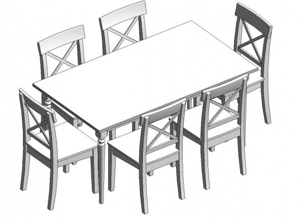 Ikea_tavolo Ingatorp e sedie Ingolf