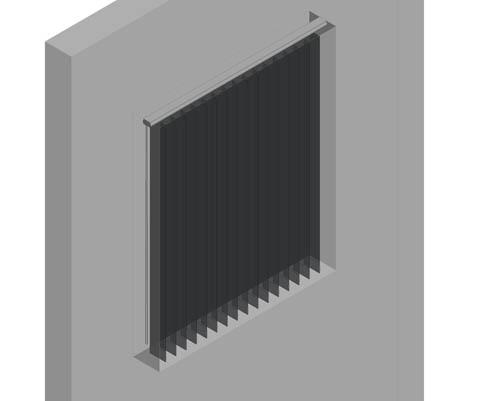 decor 160 mono vertical blind