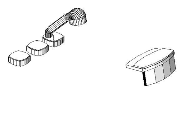 Kohler - K-15003 Trocadero Bath-mount Faucet