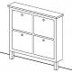 Ikea Hemnes 4 Compartment Shoe Cabinet