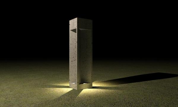 External Concrete Garden Light