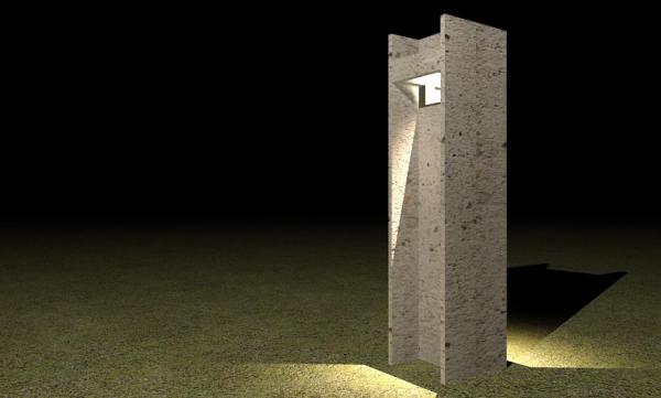 External Concrete Garden Light
