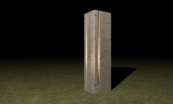 External Concrete Garden Light