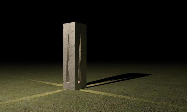 External Concrete Garden Light