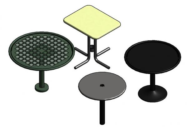Site Furniture - Tables by Landscapeforms
