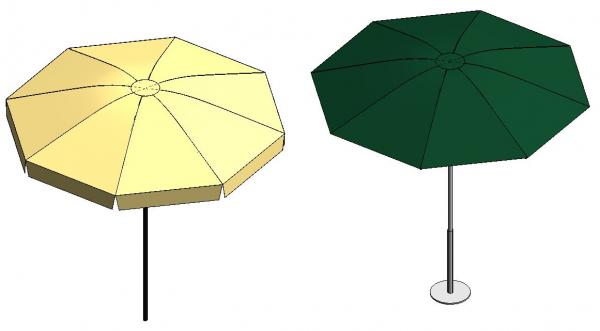 Site Furniture - Equinox Umbrella by Landscapeforms
