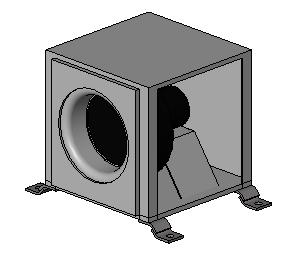 Greenheck Model SQ Exhaust Fan Centrifugal In-line