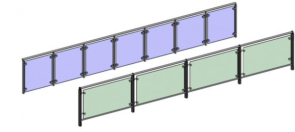 railing glass